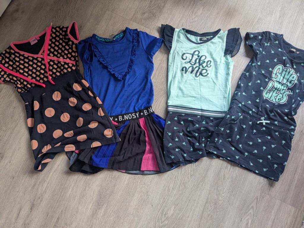 Pakket kinderkleding maat 122/128 meisje, Ophalen of Verzenden, Gebruikt, Meisje