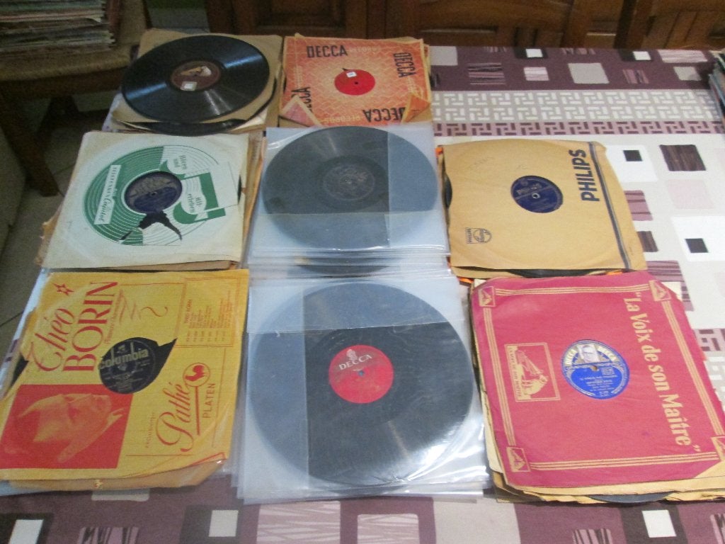 Grote Partij van 73 78-Toeren Platen - allerlei muziek, Ophalen of Verzenden, Zo goed als nieuw, Overige formaten