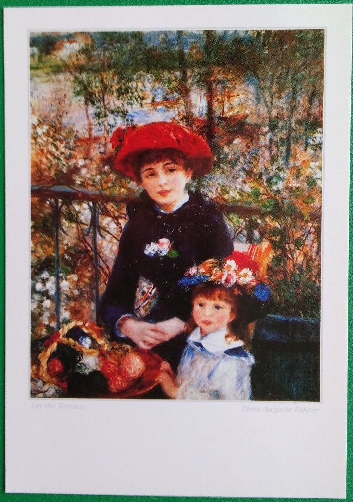 Pierre Auguste Renoir - On the Terrace, Verzenden, 1980 tot heden, Ongelopen, Overige thema's