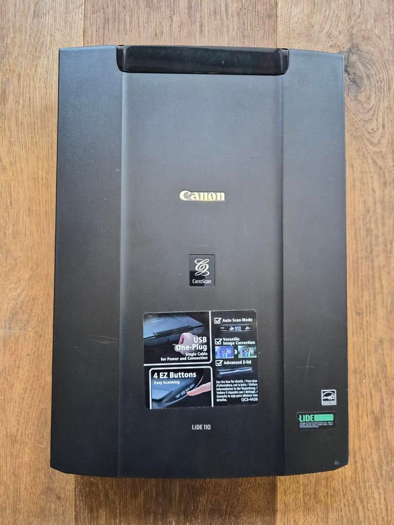 Canon CanoScan LiDE 110 Flatbedscanner, Computers en Software, Canon, Ophalen of Verzenden, Flatbedscanner, MacOS