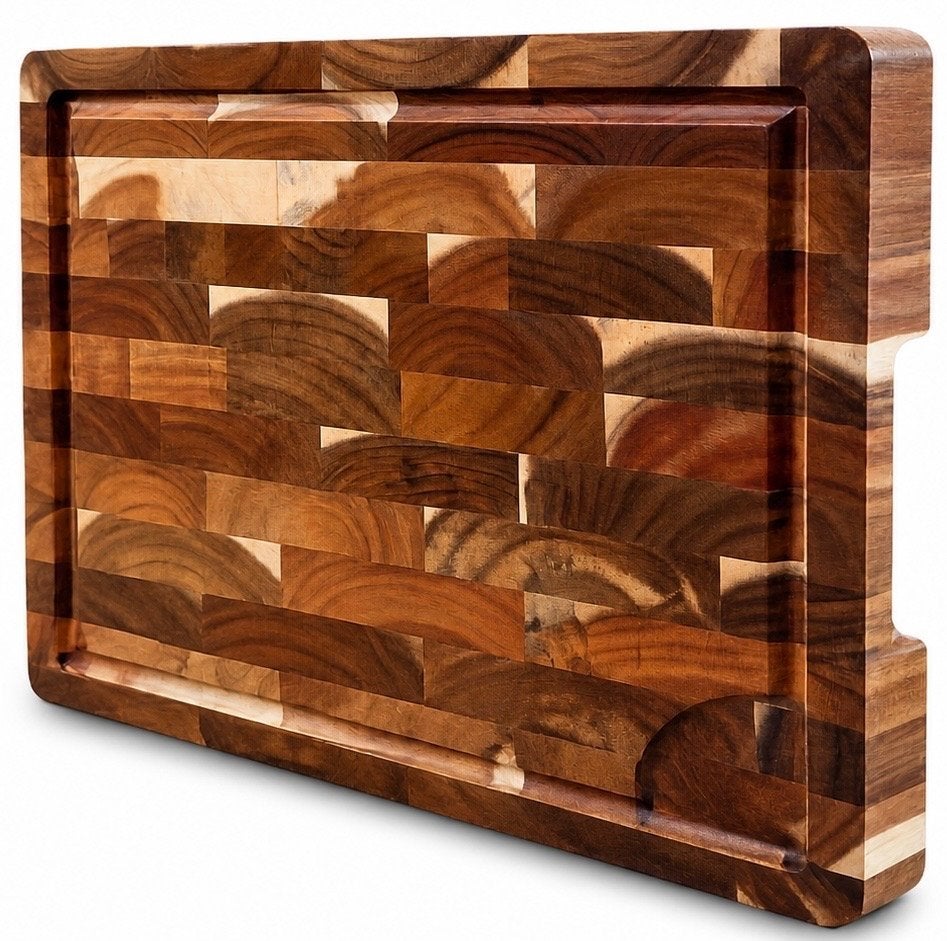 Uitverkocht! Acacia snijplank - acaciahout serveerplank, Hout, Snij-/serveerplank, Nieuw, Ophalen of Verzenden