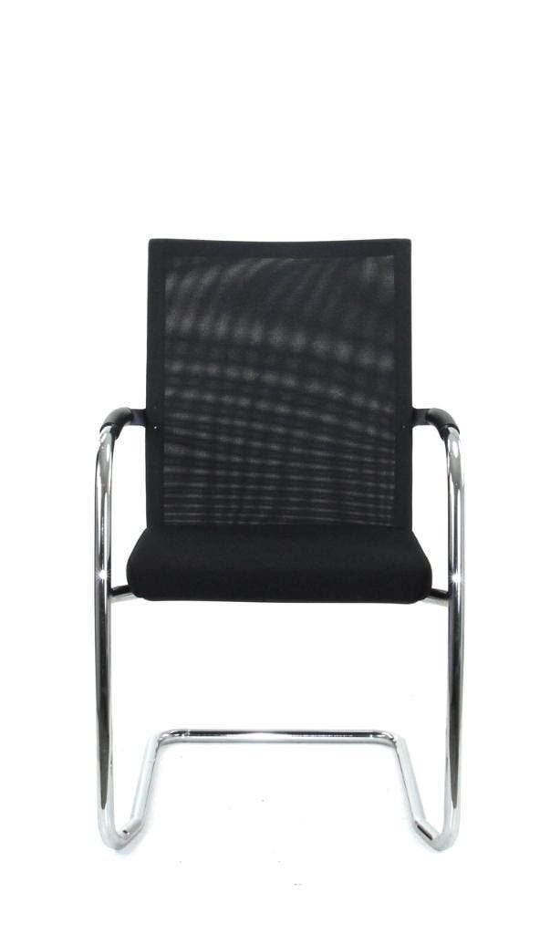 Vergaderstoel F130, Slede, Diverse stofkleuren, Stapelbaar, Blauw, Nieuw, Ophalen of Verzenden, Vijf, Zes of meer stoelen