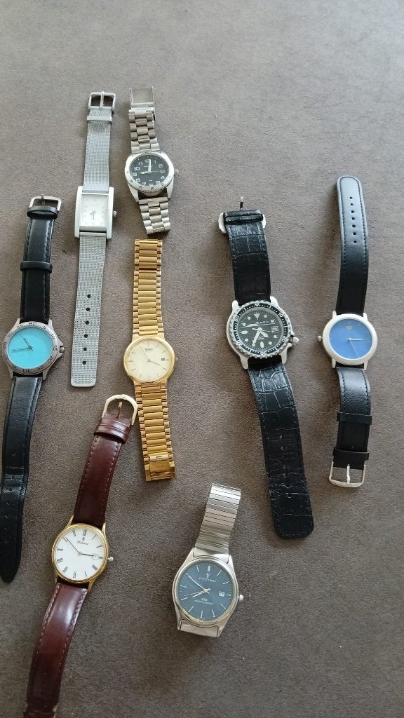 horloges kwarts Quartz, Ophalen of Verzenden, Gebruikt, Staal, Overige merken