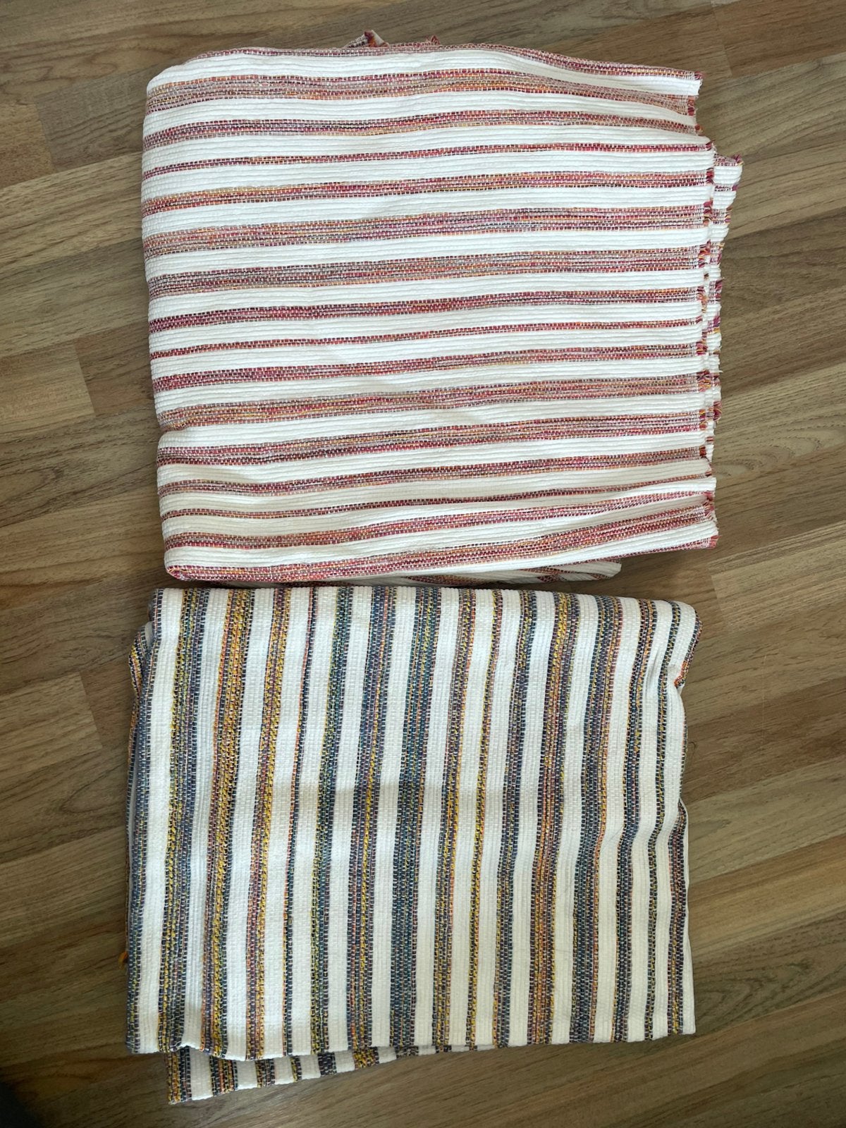 Strandmat / deken 2x 140x158 katoen, Ophalen of Verzenden, Gebruikt, Wit