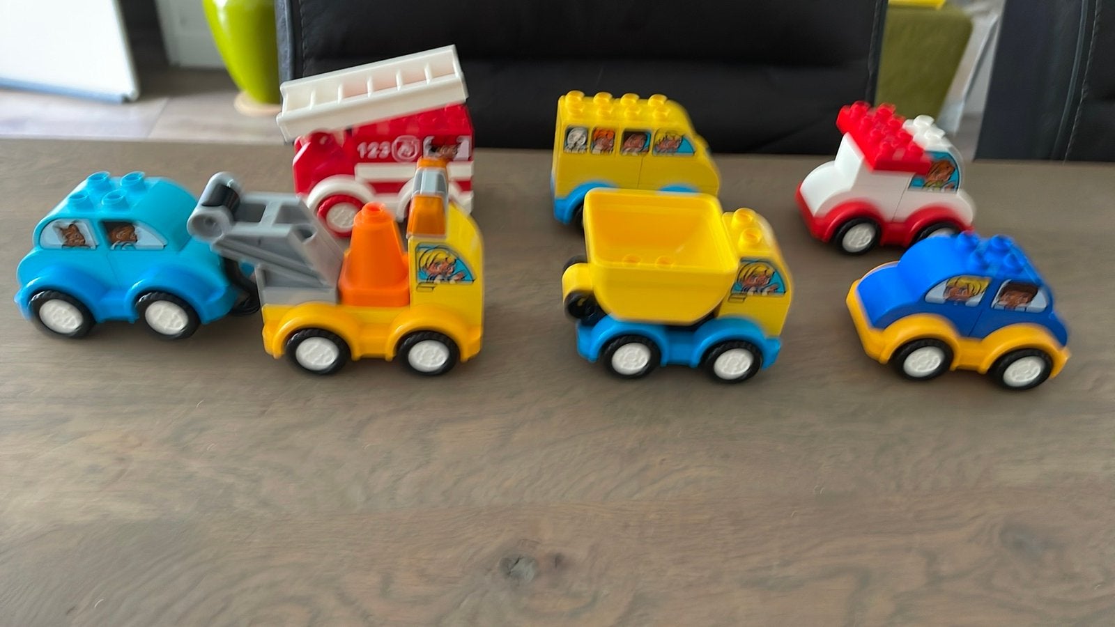 Duplo 7autootjes   leuke modellen en kleuren!!, Ophalen of Verzenden, Zo goed als nieuw, Duplo