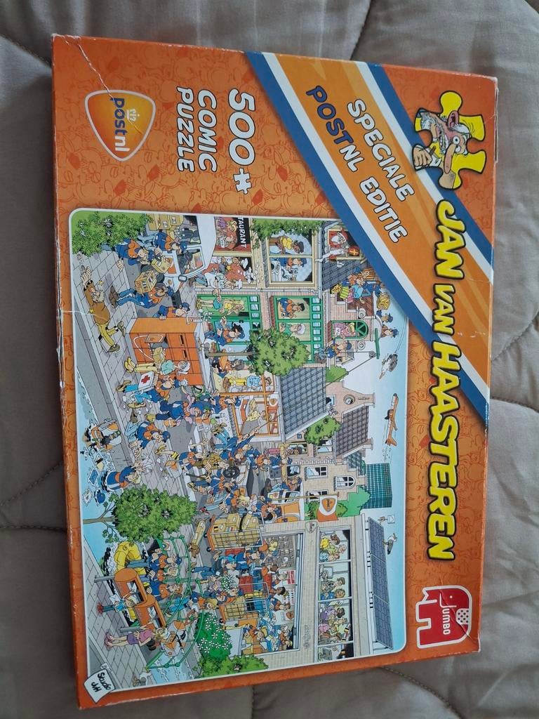 Jan van Haasteren PostNL Speciale Editie 500+ stukjes, Hobby en Vrije tijd, Denksport en Puzzels, Ophalen, Gebruikt