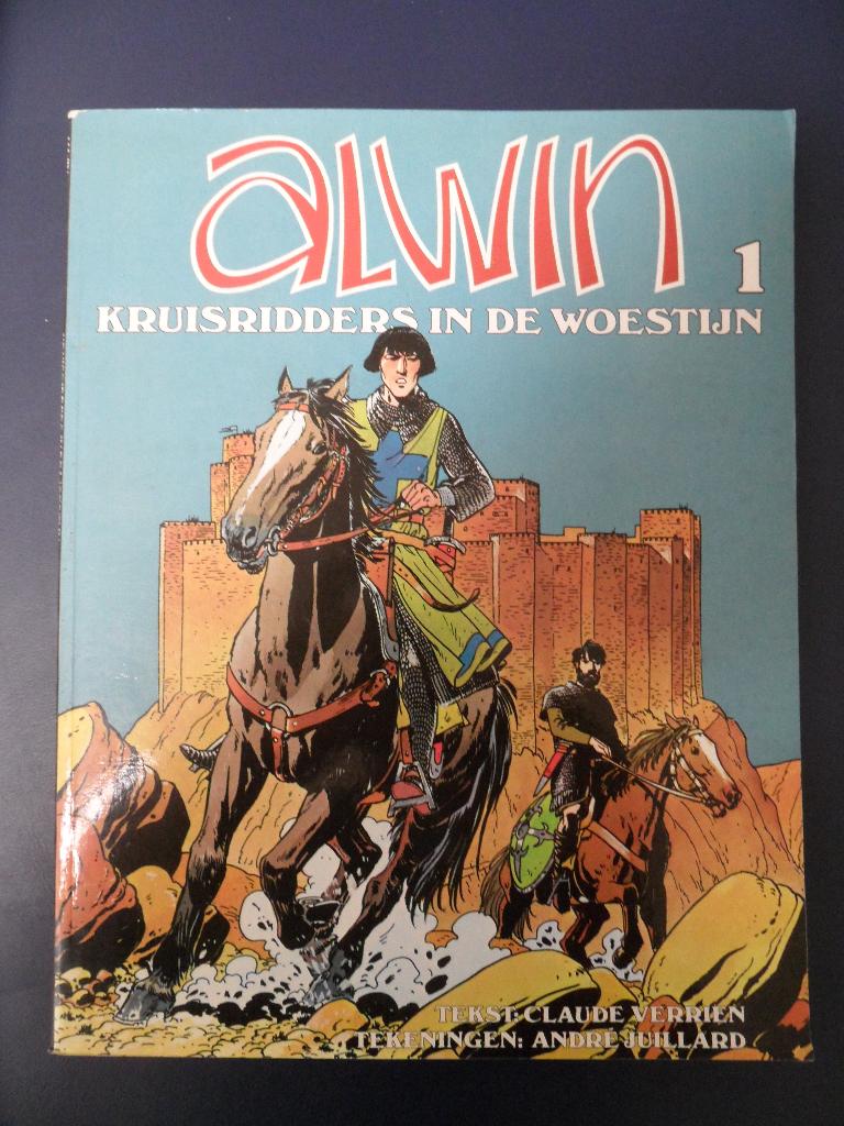 Alwin. Nr 1 Kruisridders in de woestijn., Eén stripboek, Ophalen of Verzenden, Gelezen