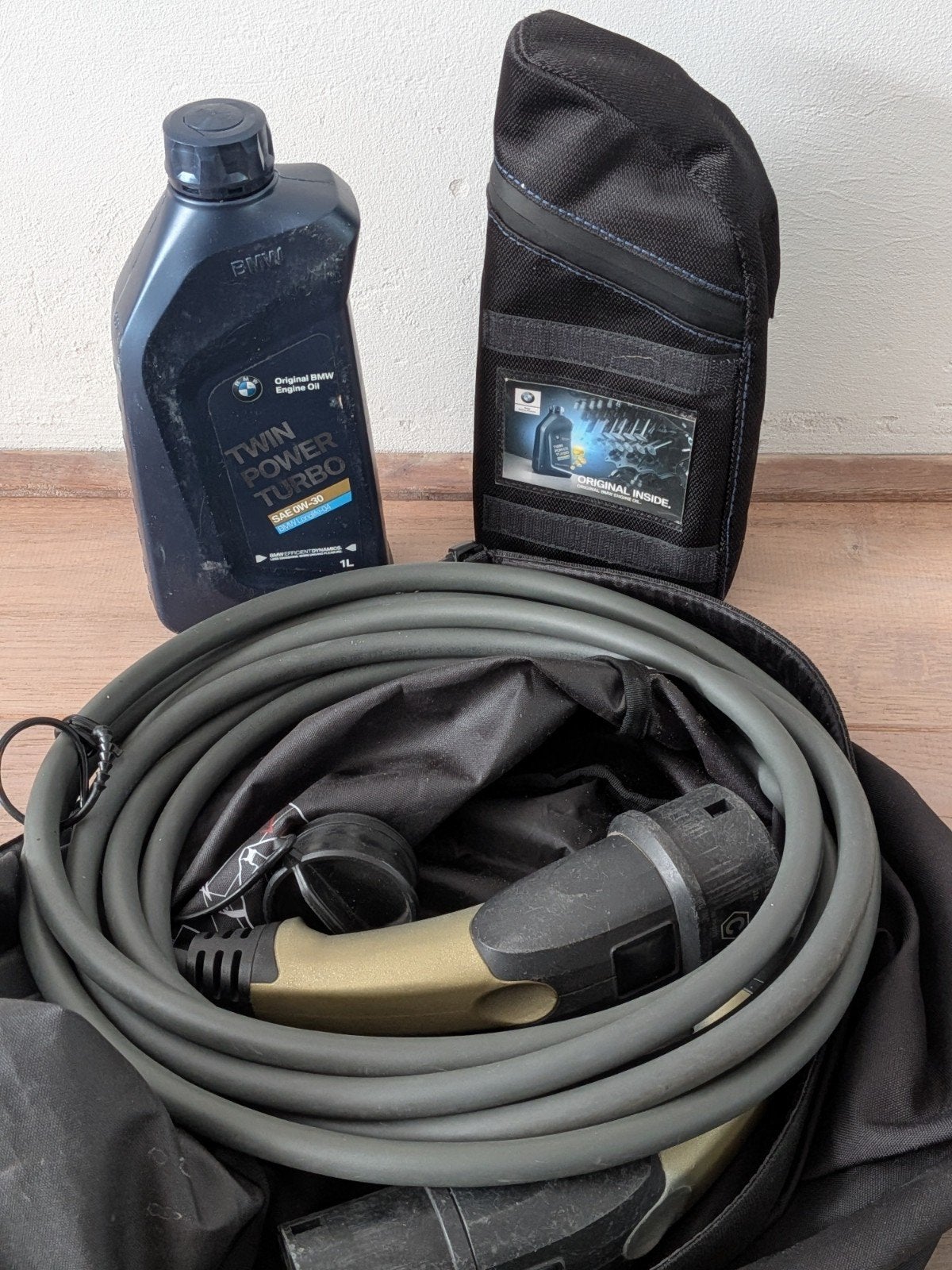 BMW Laadkabel Type 2 (32A, 250V) met opbergtas, Ophalen, Gebruikt