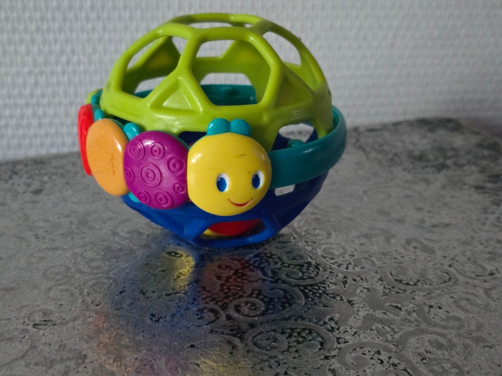 Bright Starts Flexi Ball, Kinderen en Baby's, Speelgoed | Babyspeelgoed, Ophalen of Verzenden, Gebruikt, Rammelaar, Met geluid