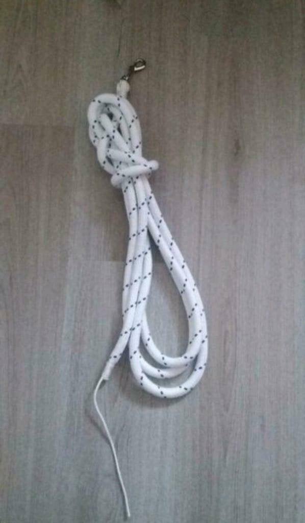 Leadrope wit/blauw 4,5m., Dieren en Toebehoren, Info@equi-perfect.nl, Dressuur, Nieuw, Ophalen of Verzenden