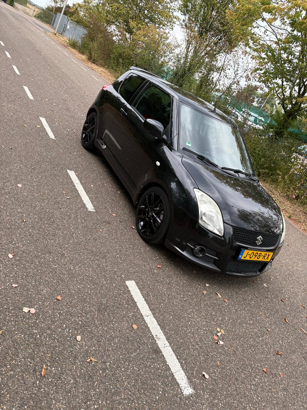 Suzuki Swift 1.6 3D Sport 2008 Zwart, Voorwielaandrijving, 1005 kg, 125 pk, 40 €/maand