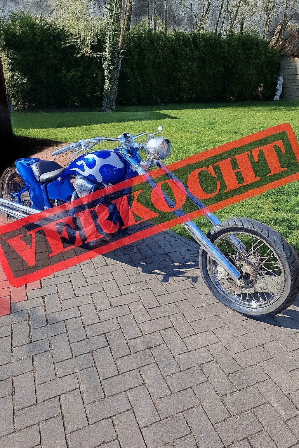 Eigenbouw Harley, 2 cilinders, 1340 cc, Chopper, Gebruikt