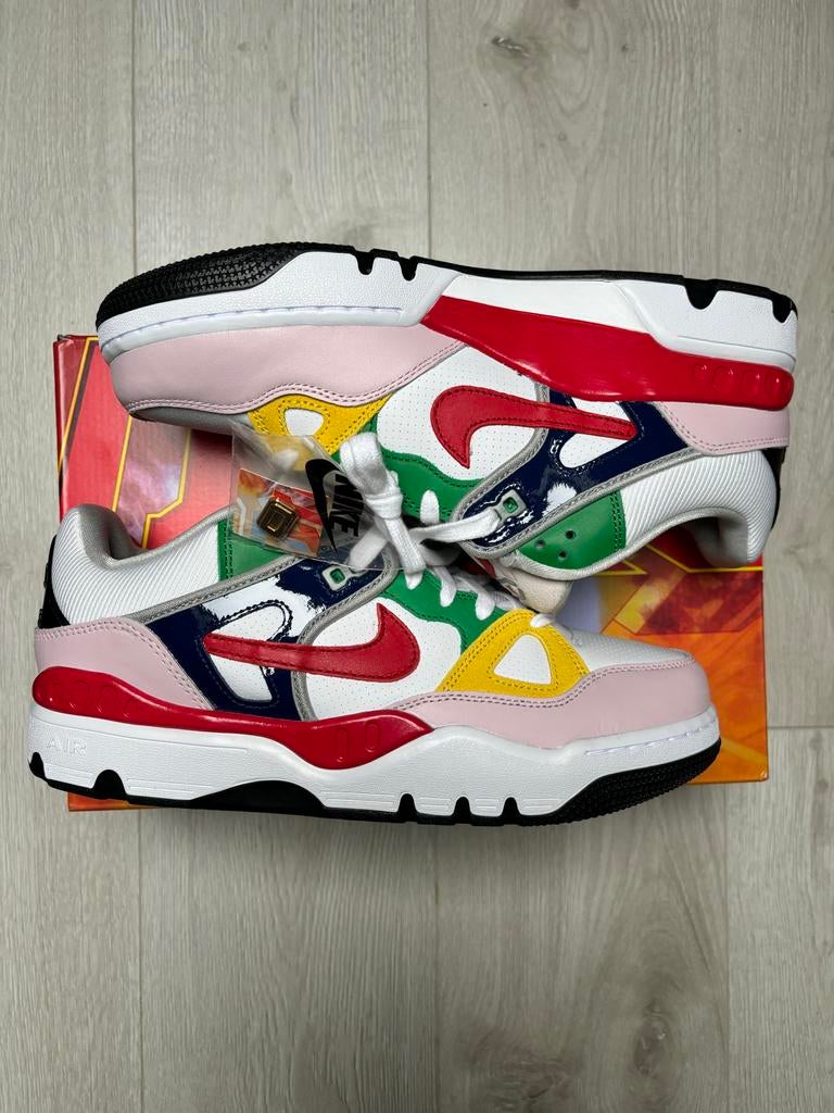 Nigo x Nike Air Force 3 Low 'White Multicolor' - Maat: 44,5, Ophalen of Verzenden, Nieuw, Overige kleuren, Sneakers of Gympen