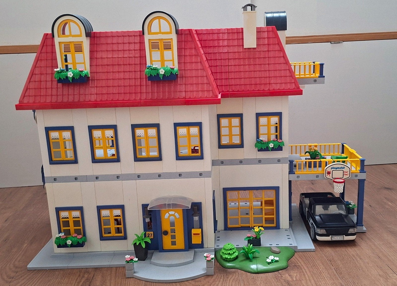 Playmobil Groot Herenhuis 3965 met uitbreiding 7337, Ophalen of Verzenden, Gebruikt
