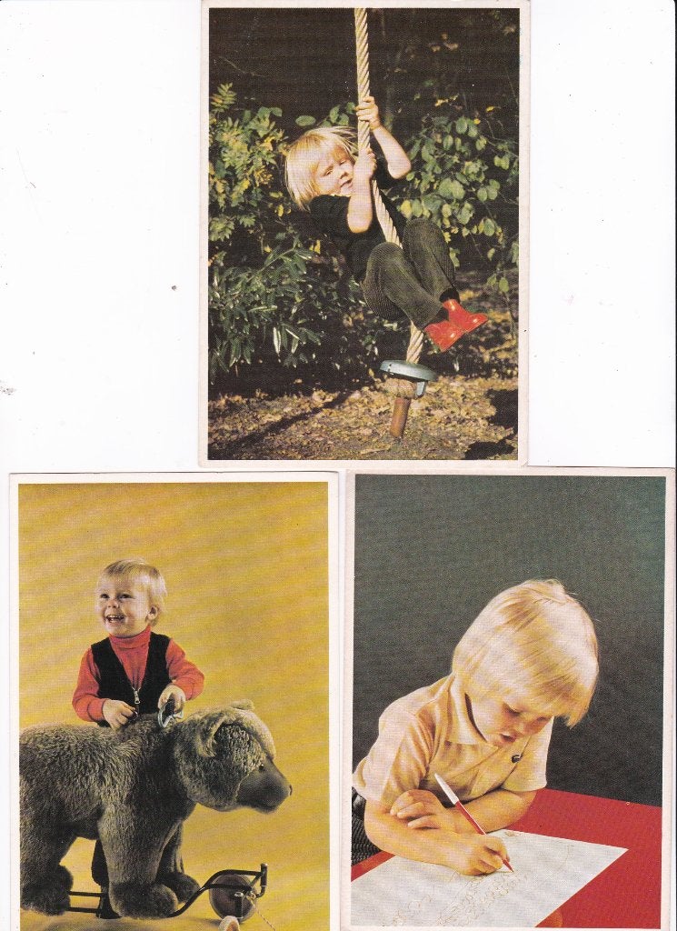 4x Kinderzegel-kaart serie Kinderen Koninklijkhuis -1, Verzamelen, Ophalen, 1980 tot heden, Gelopen, Kinderen