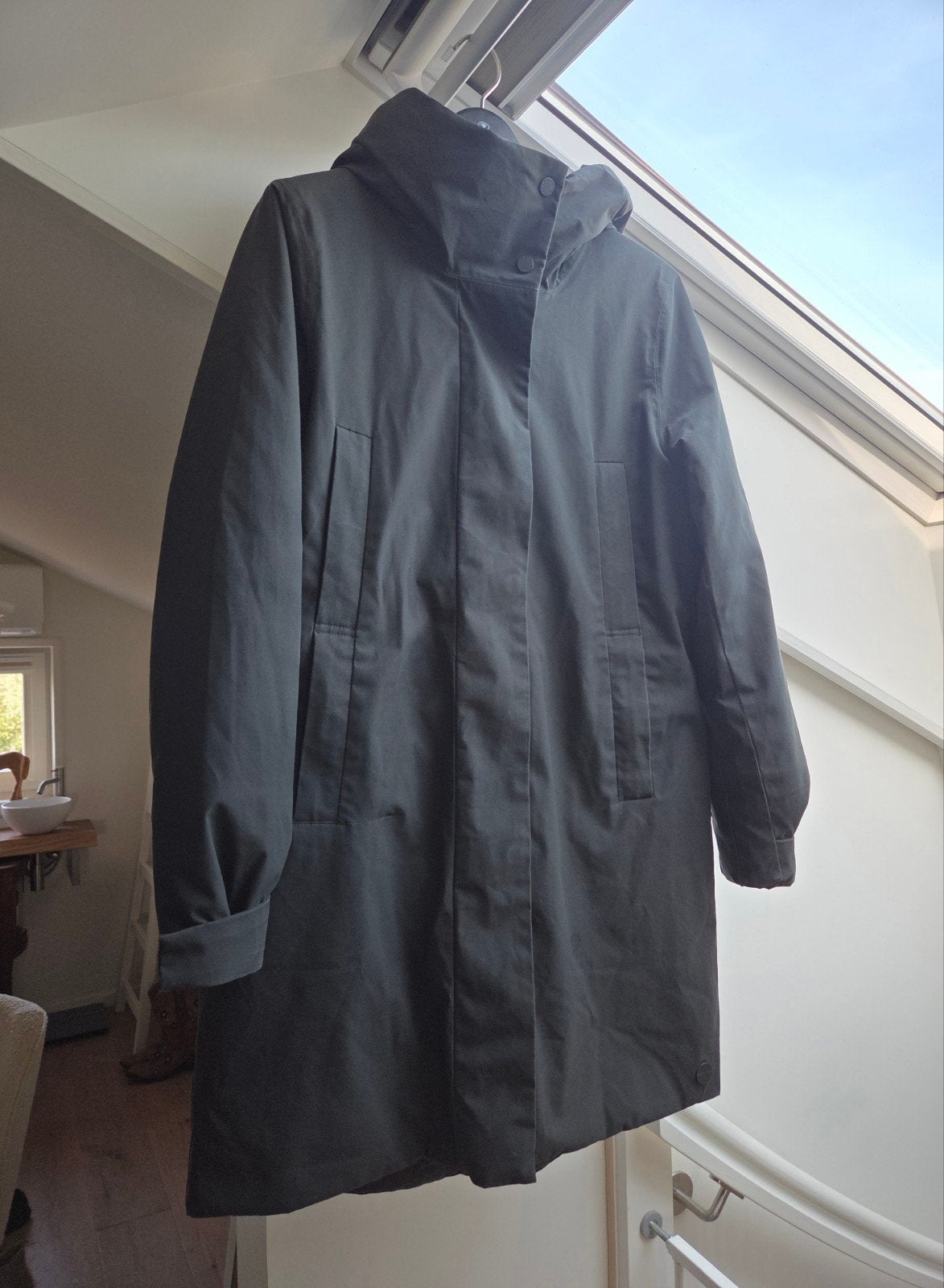 Elvine winterjas dames XL donkergroen., Elvine, Maat 46/48 (XL) of groter, Ophalen of Verzenden, Zo goed als nieuw