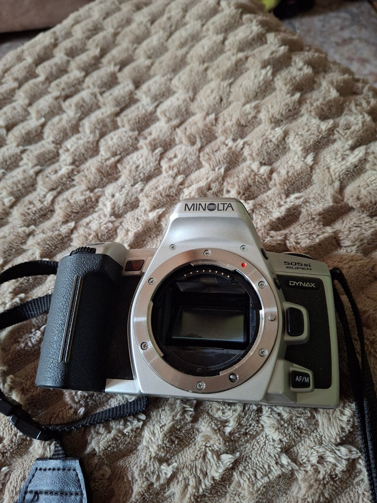 Minolta Dynax 505si Super Spiegelreflexcamera, Audio, Tv en Foto, Ophalen of Verzenden, Gebruikt, Spiegelreflex, Minolta