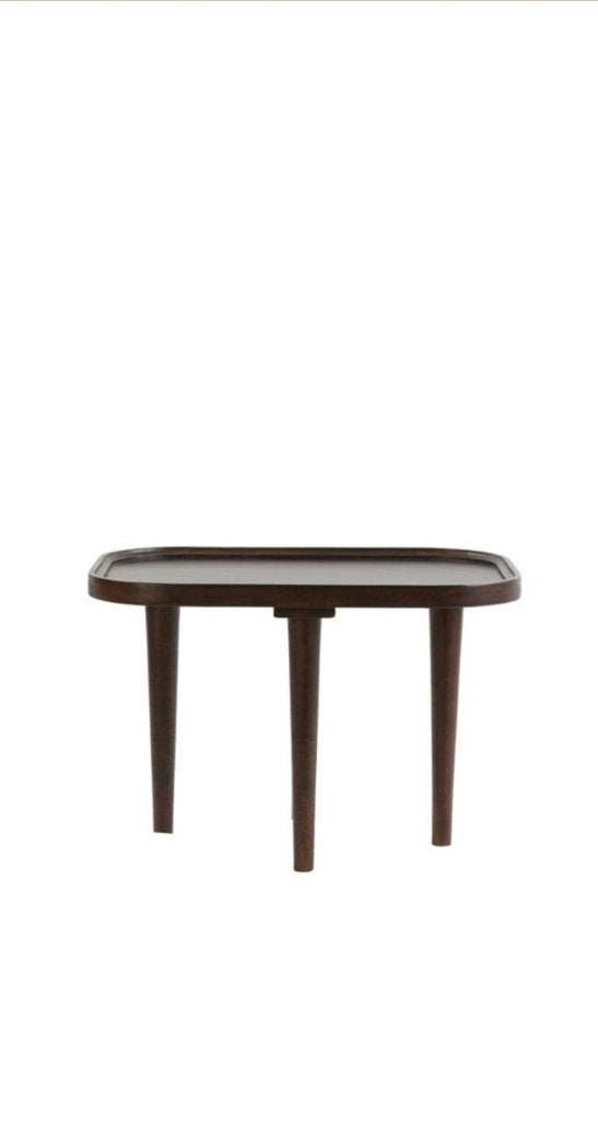 Light-Living-Bijzettafel-Mazabe - Hout - 55x40x40cm, Huis en Inrichting, Tafels | Bijzettafels, Minder dan 45 cm, Minder dan 55 cm