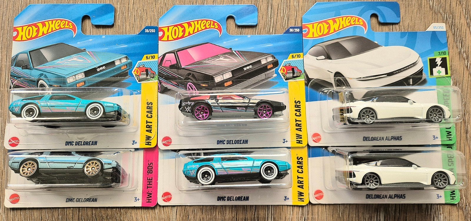 Hot Wheels DMC Delorean modellen, Ophalen of Verzenden, Nieuw, Auto