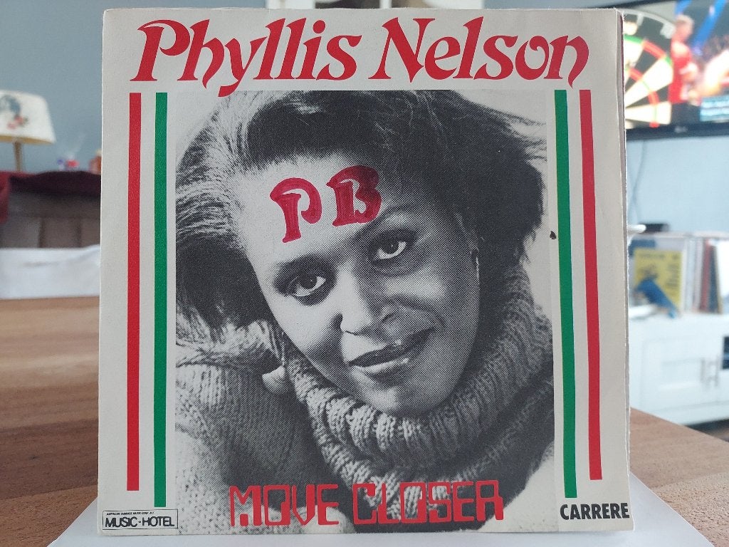 7" Single Phyllis Nelson - Move Closer / Heartbeat To Heartb, Gebruikt, 7 inch, Ophalen of Verzenden, Pop