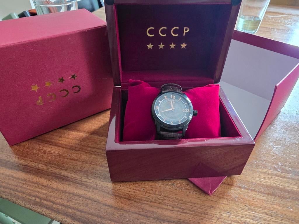 CCCP Limited Edition Polshorloge - Zeldzaam verzamelobject, Overige merken, Leer, Staal, Polshorloge
