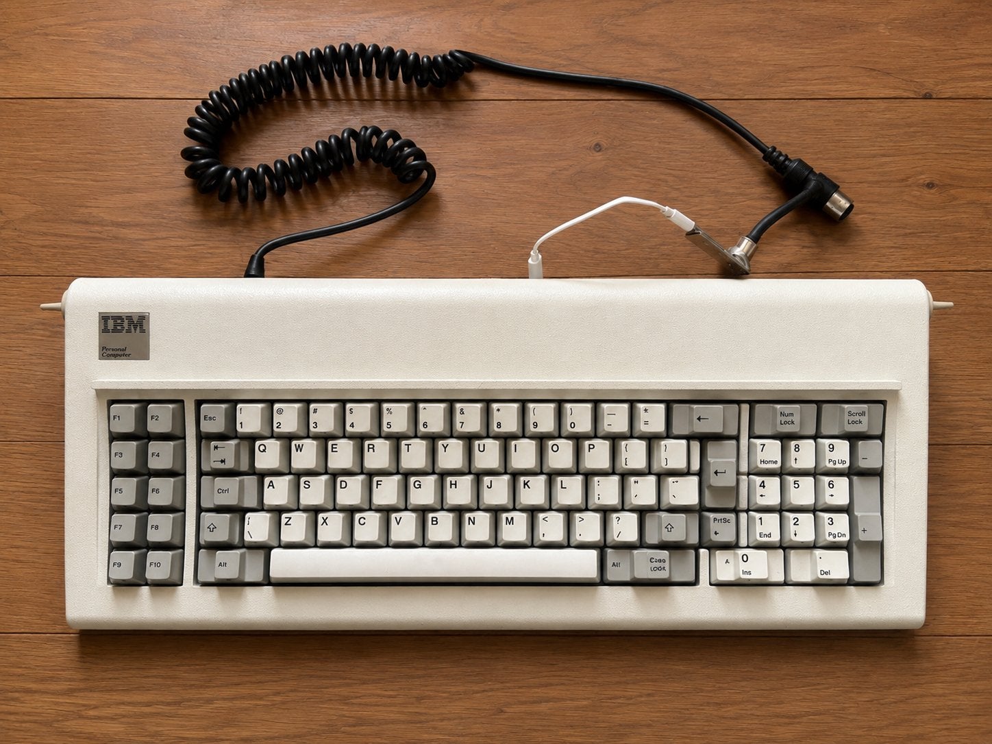 IBM Model F XT toetsenbord 1984, Model 900 met USB converter, Computers en Software, Toetsenborden, Ophalen of Verzenden, Zo goed als nieuw