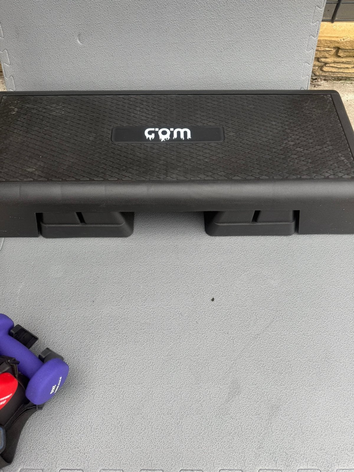 Step-up gewichten en hartslagmeter soft grondplaten, Ophalen, Zo goed als nieuw