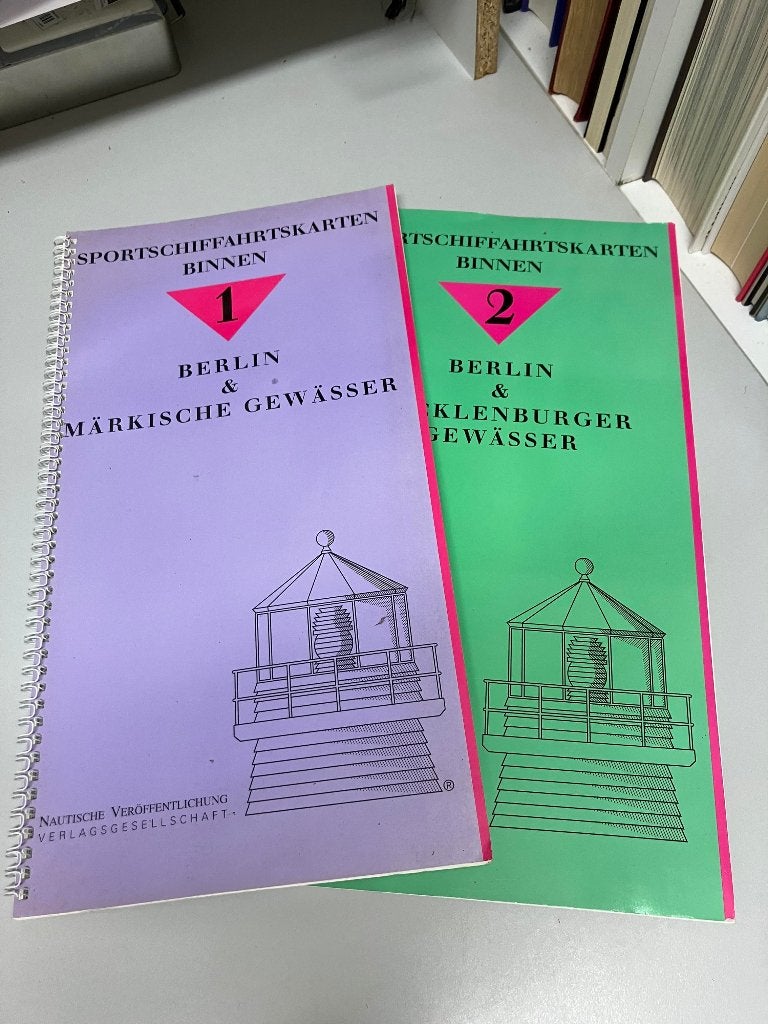Sportschiffahrtskarten binnen 1 en 2 binnenvaart, Gebruikt, Zie ook onze andere boeken, Ophalen of Verzenden, Zie ook onze andere boeken