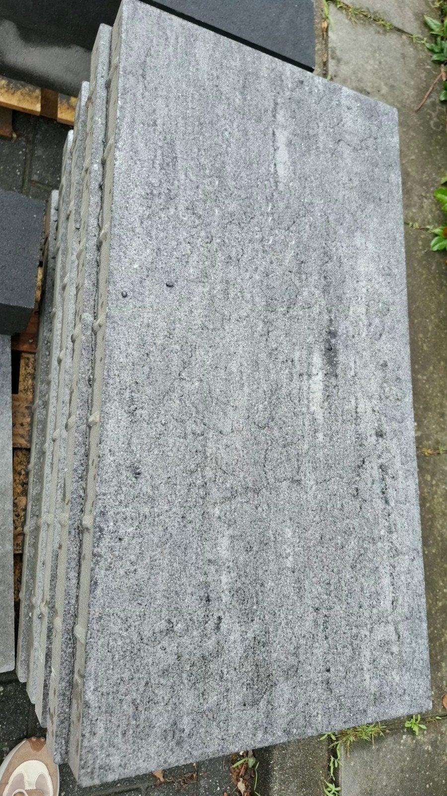 Marmo Nero Terrastegels 40x80x5 cm, Tuin en Terras, Tegels en Klinkers, Ophalen, Nieuw, Beton, Terrastegels