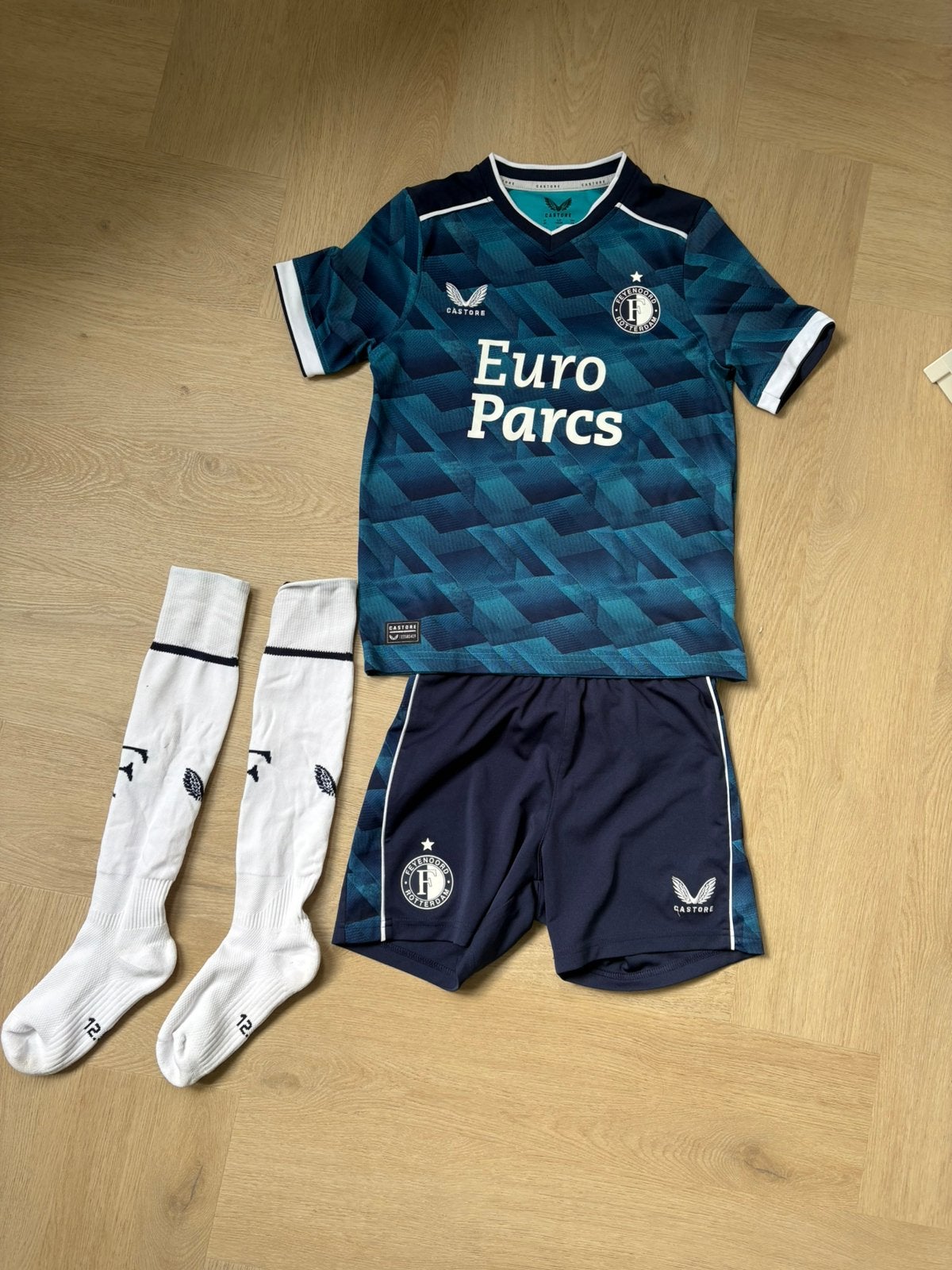 Origineel Feyenoord tenue maat 146cm, Ophalen of Verzenden, Zo goed als nieuw