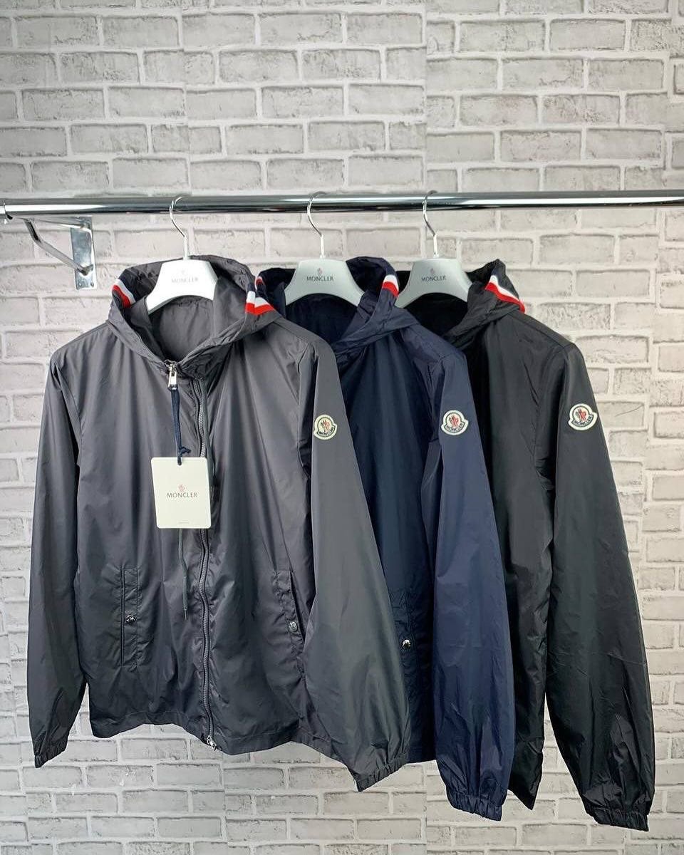 Moncler windbreaker - zwart L/XL, Verzenden, Nieuw, Maat 56/58 (XL), Zwart