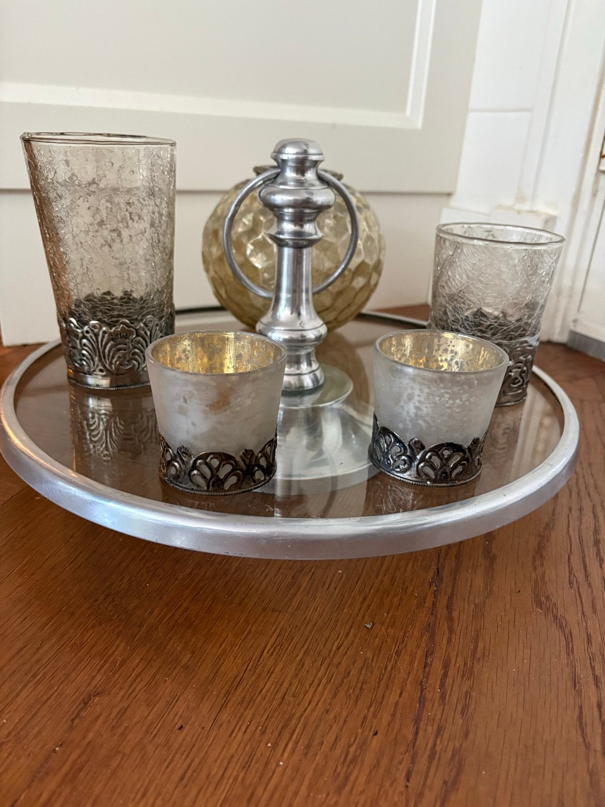 Rivièra Maison Taartschaal / Etagère, Gebruikt, Schaal, Rond, Ophalen of Verzenden