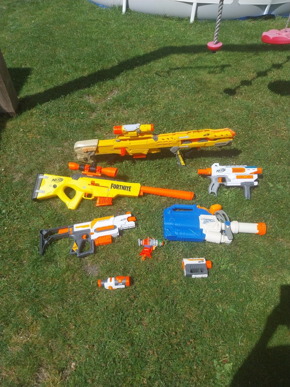 6 Nerf geweren, Ophalen