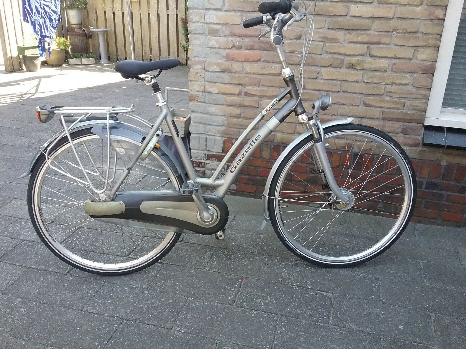GAZELLE  - PROGRESS  damesfiets, Ophalen, 53 tot 56 cm, Versnellingen, Zo goed als nieuw