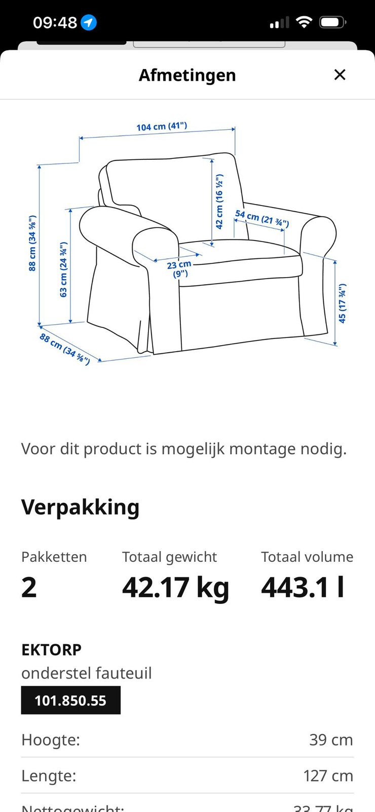 Ikea Ektorp stoelen zandkleur, Huis en Inrichting, Fauteuils, Ophalen, Zo goed als nieuw, 75 tot 100 cm