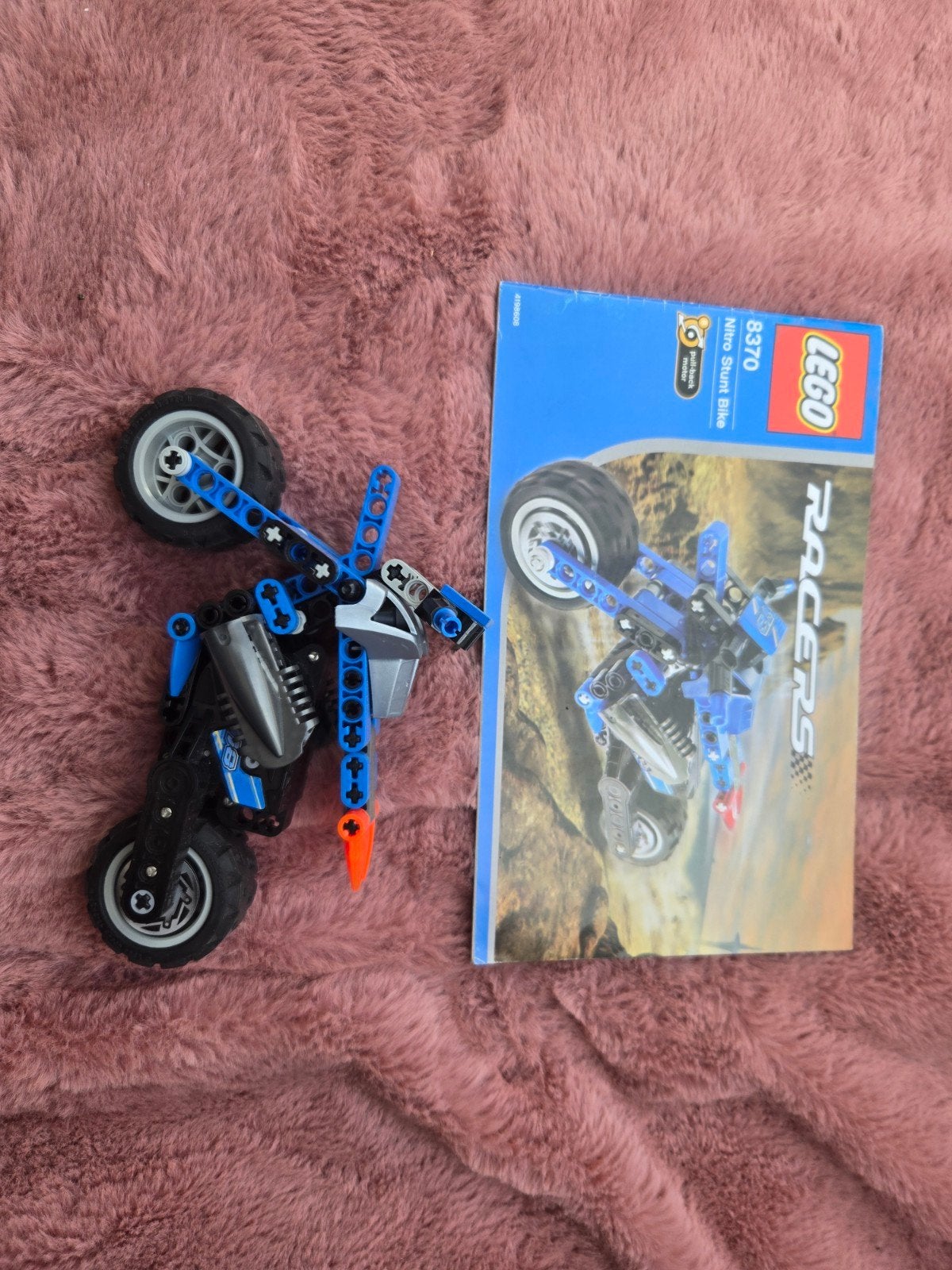 LEGO Racers 8370 Nitro Stunt Bike met handleiding, Ophalen of Verzenden, Zo goed als nieuw, Overige merken