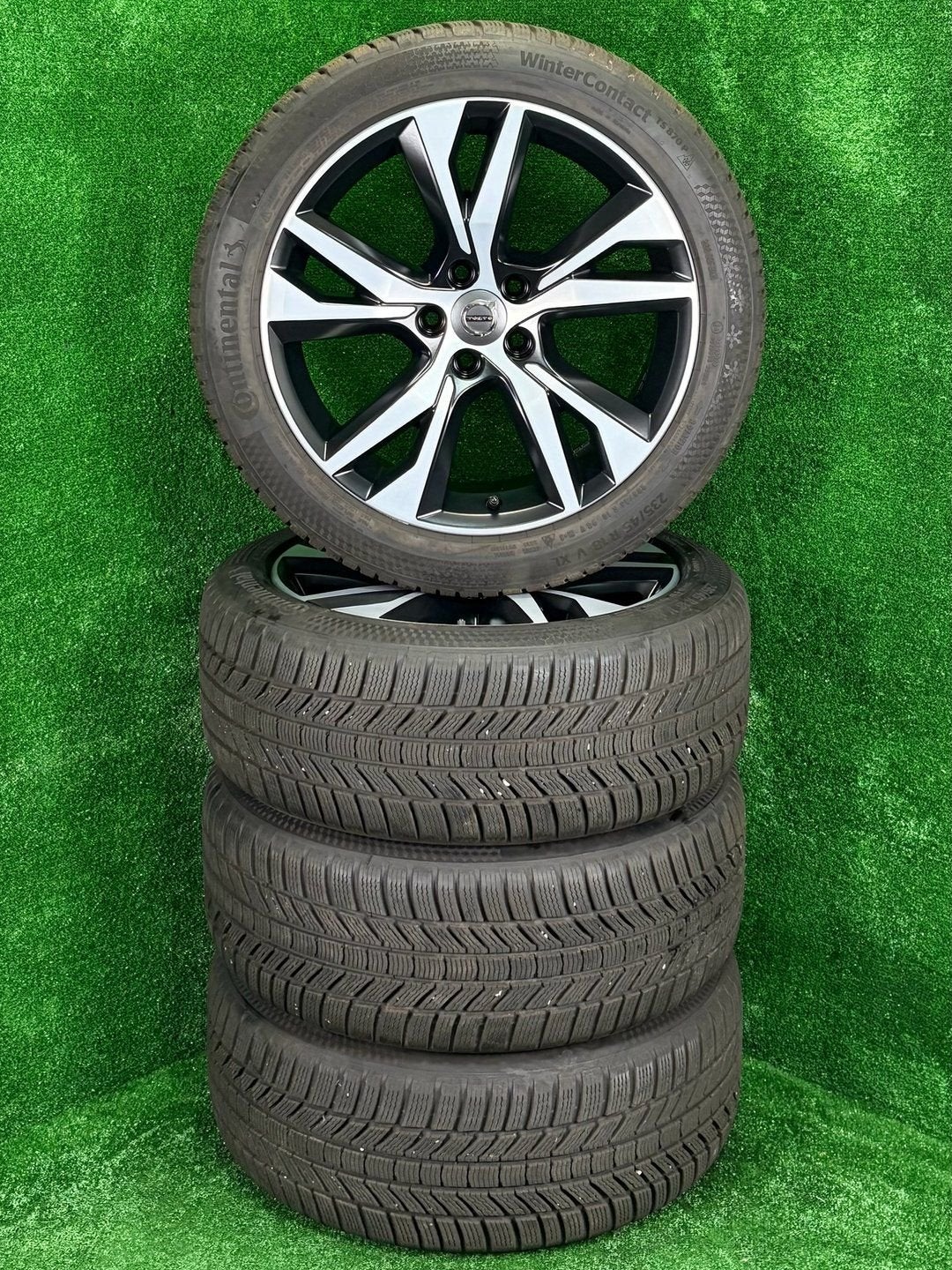 Originele 18 inch Volvo R-Design velgen winterbanden V60 S60, 18 inch, Gebruikt, -, -
