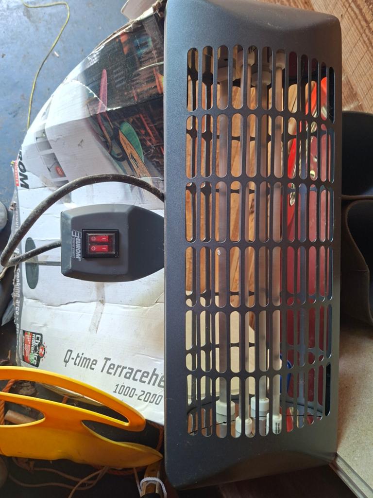 Eurom Terrasverwarmer 1000-2000W, Ophalen, Gebruikt, Elektrisch, Wand