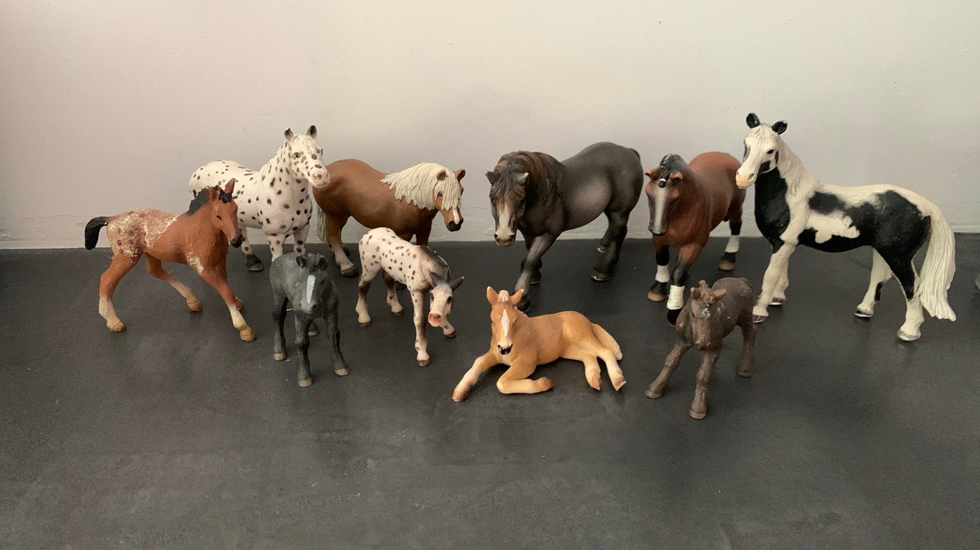 Schleich paarden set, Ophalen, Gebruikt