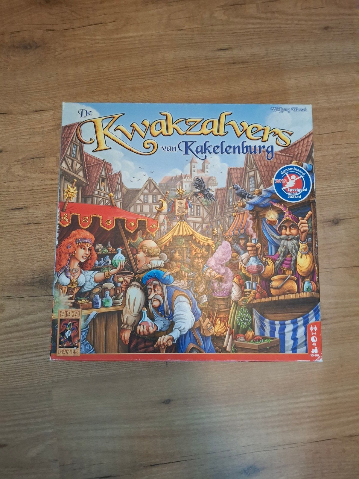 De Kwakzalvers van Kakelenburg bordspel, Drie of vier spelers, Ophalen of Verzenden, Gebruikt, 999 Games