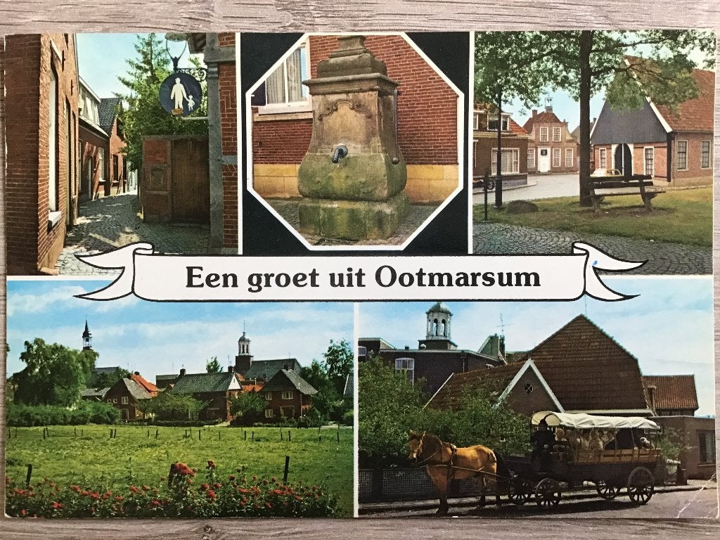 Ansichtkaart Ootmarsum - Gelopen 1970-75, Ophalen of Verzenden, 1960 tot 1980, Gelopen, Overijssel