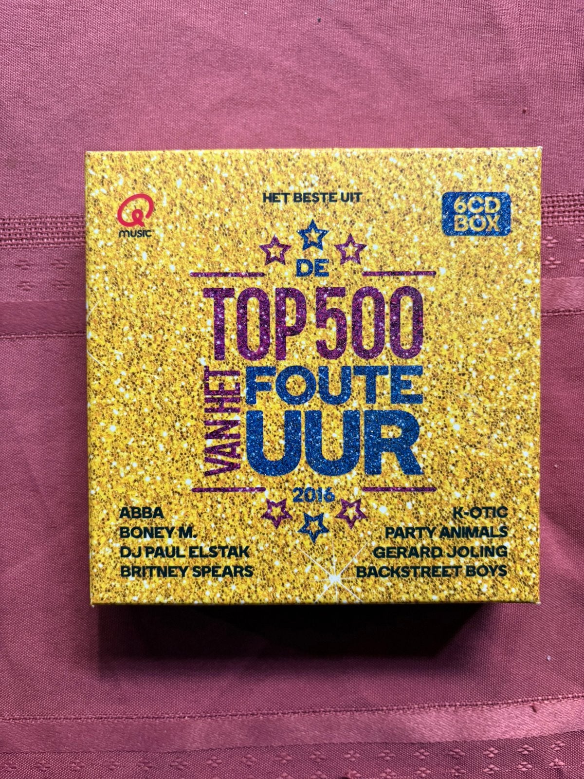 Q-Music Het Beste Uit De Top 500 Van Het Foute Uur  2014 6cd, Verzenden, Gebruikt, Pop, Verzamelalbum