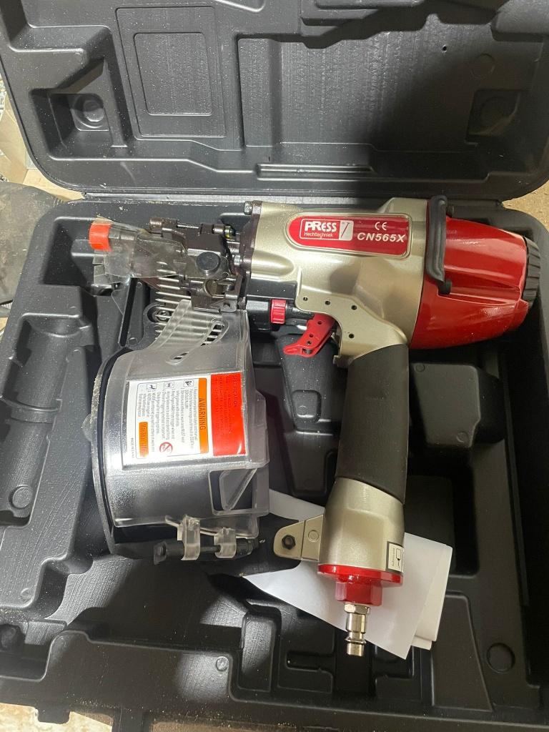Pneumatische coilspijker-machine CN-565B, Ophalen, Nieuw