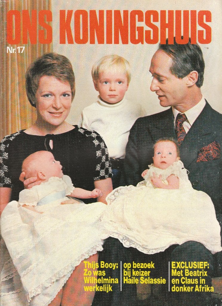 Unieke verzameling Nederlands Koningshuis van 1973 tot 1975, Verzenden, Gebruikt, Nederland, Tijdschrift of Boek