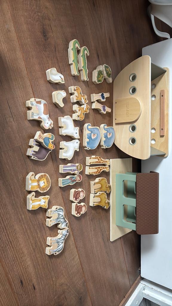 Little Dutch Houten Noah's Ark met Dieren, Kinderen en Baby's, Speelgoed | Houten speelgoed, Ophalen of Verzenden, Zo goed als nieuw