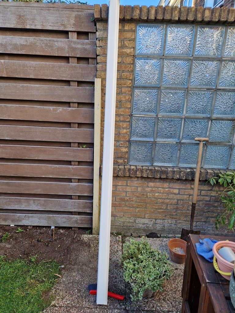Luxaflex rolgordijn wit, 230cm breed, Ophalen, Gebruikt, 200 cm of meer, Wit