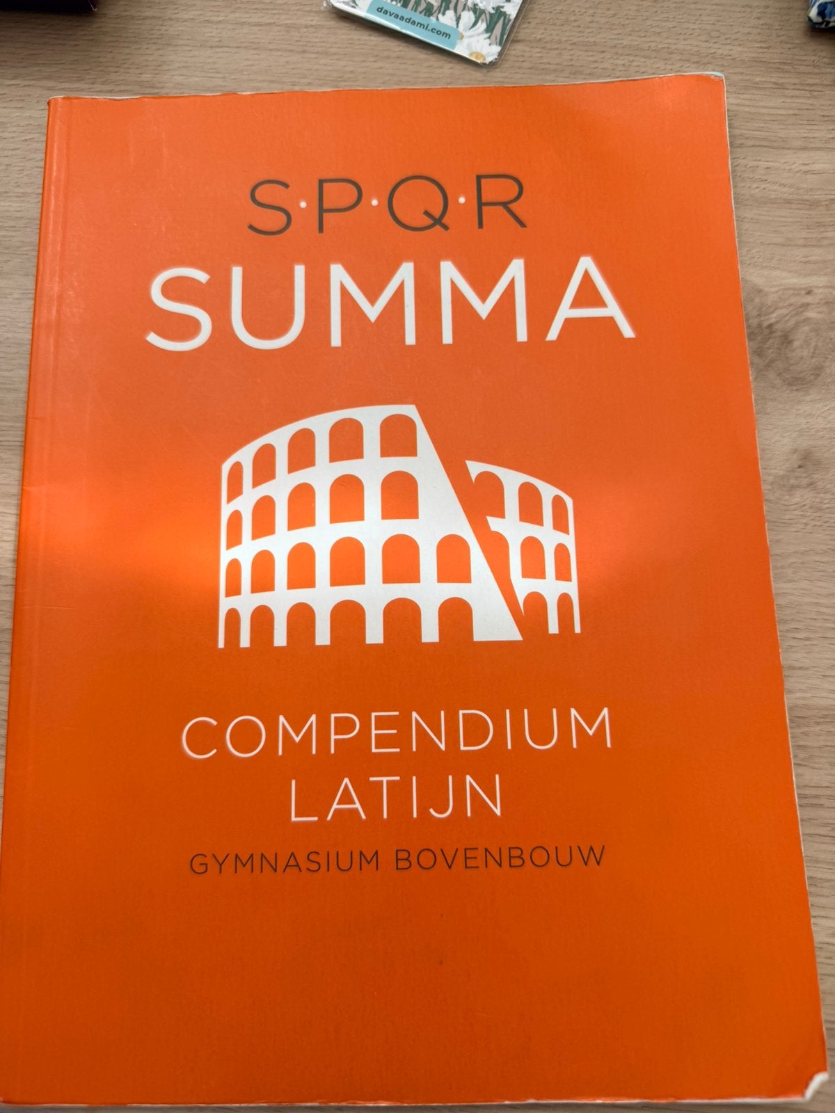Summa SPQR - Compendium Latijn, Ophalen of Verzenden, Alpha, Gelezen, Overige niveaus