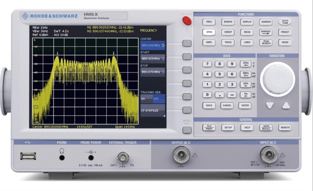 Rohde & Schwarz HMS-X 1,6 GHz Spectrum Analyzer, Ophalen, Zo goed als nieuw, Overige meters