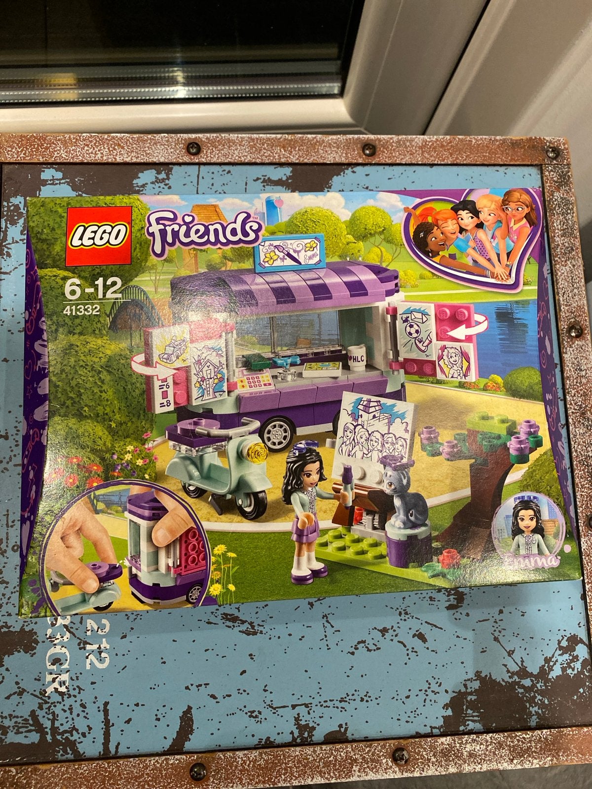 LEGO Friends Emma's Kunstkraam (41332), Inclusief instructies, Lego, Friends, Ophalen of Verzenden