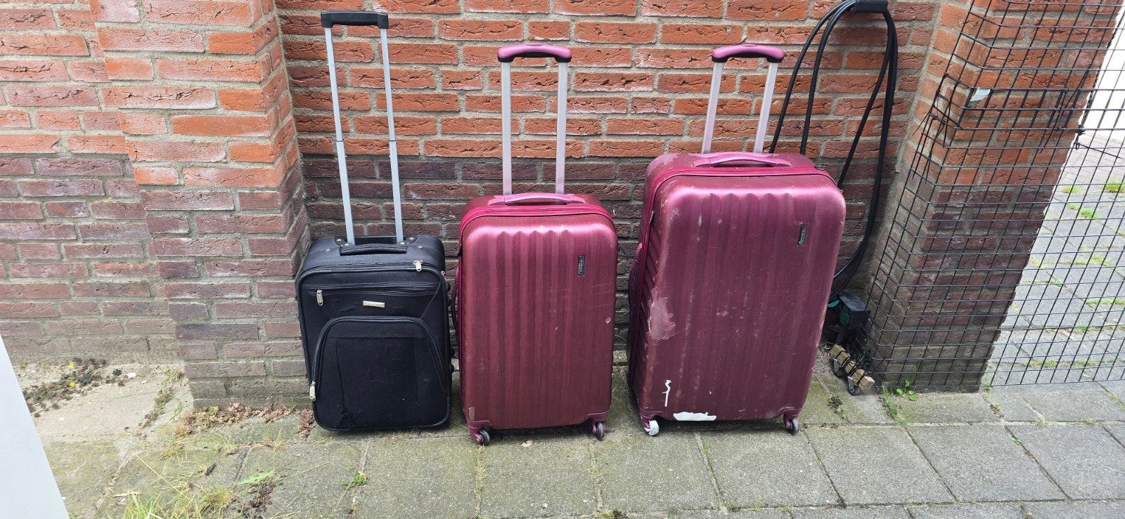 Gratis set van 3 koffers, Ophalen, Gebruikt